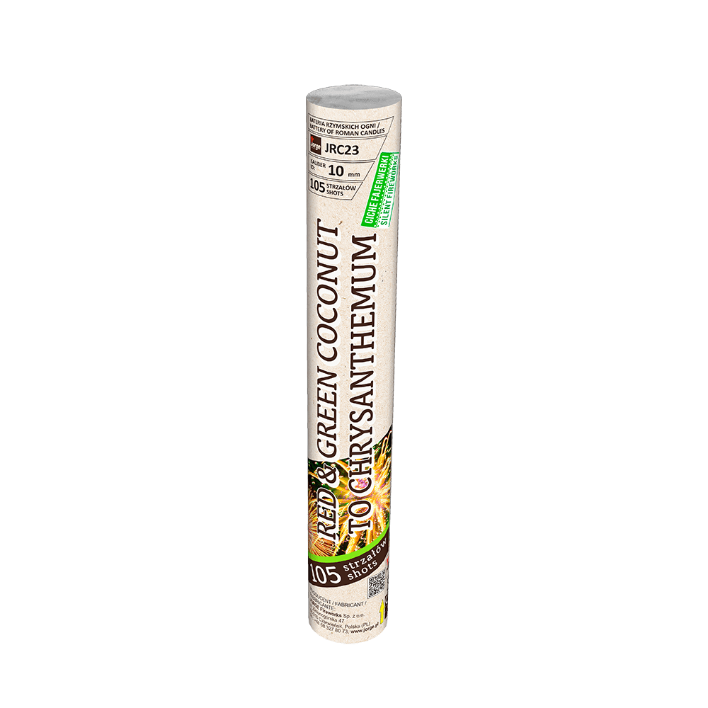 JRC23_CE - RED & GREEN COCONUT TO CHRYSANT.
