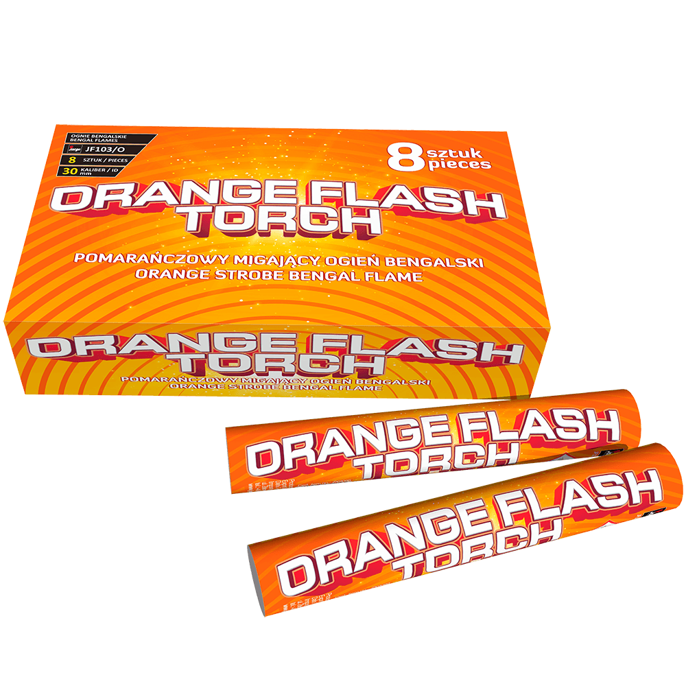 JF103/O_CE - ORANGE FLASH TORCH