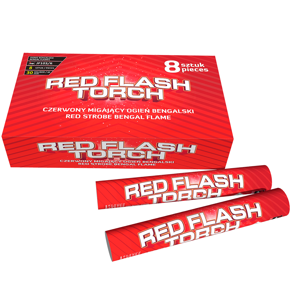 JF103/R_CE - RED FLASH TORCH