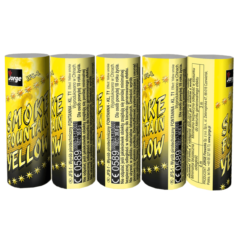 JFS-1/Y_CE - SMOKE FOUNTAIN - YELLOW