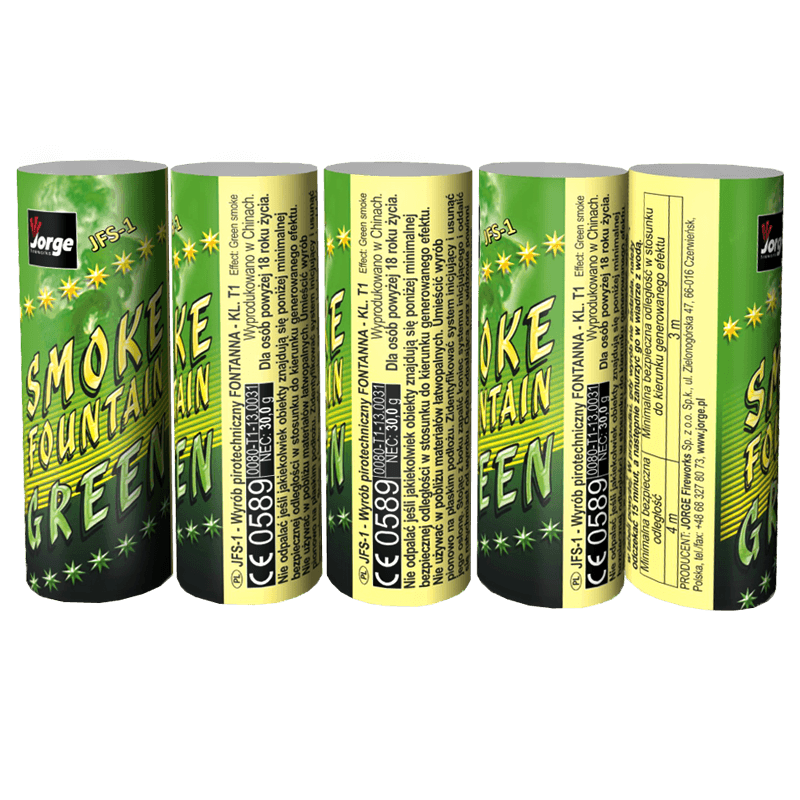 JFS-1/G_CE - SMOKE FOUNTAIN - GREEN