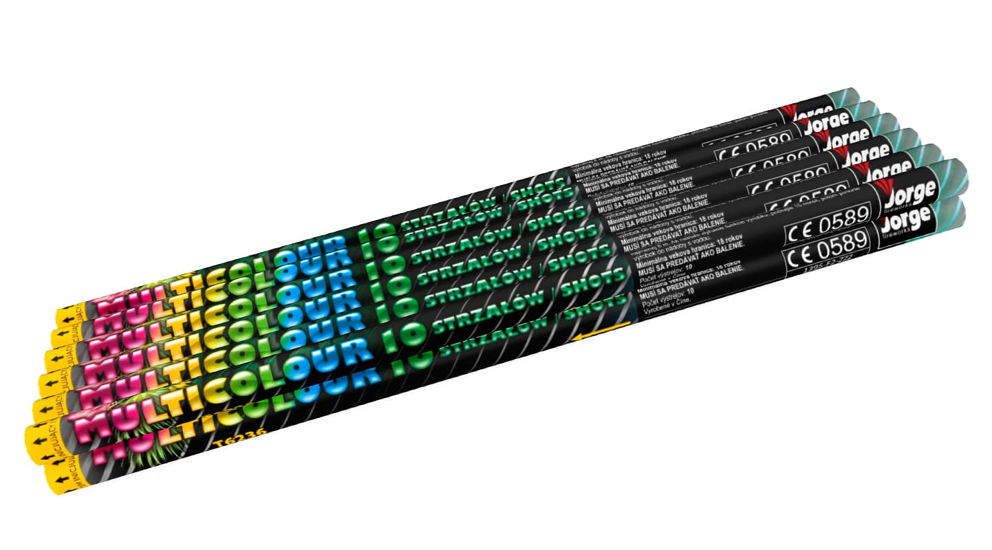 T6236_CE - MULTICOLOUR 10 STRZAŁÓW / SHOTS
