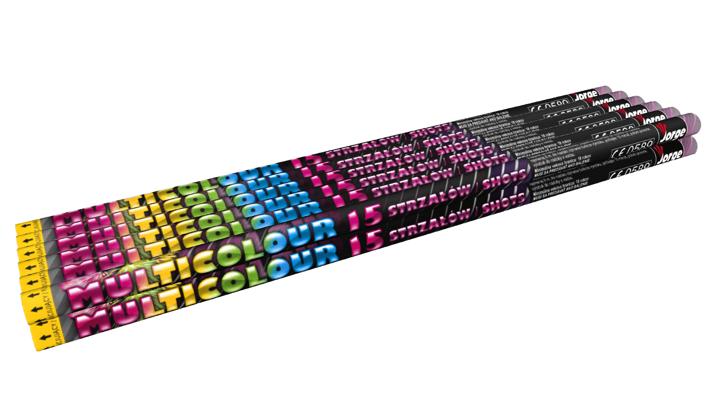 T6237_CE - MULTICOLOUR 15 STRZAŁÓW / SHOTS
