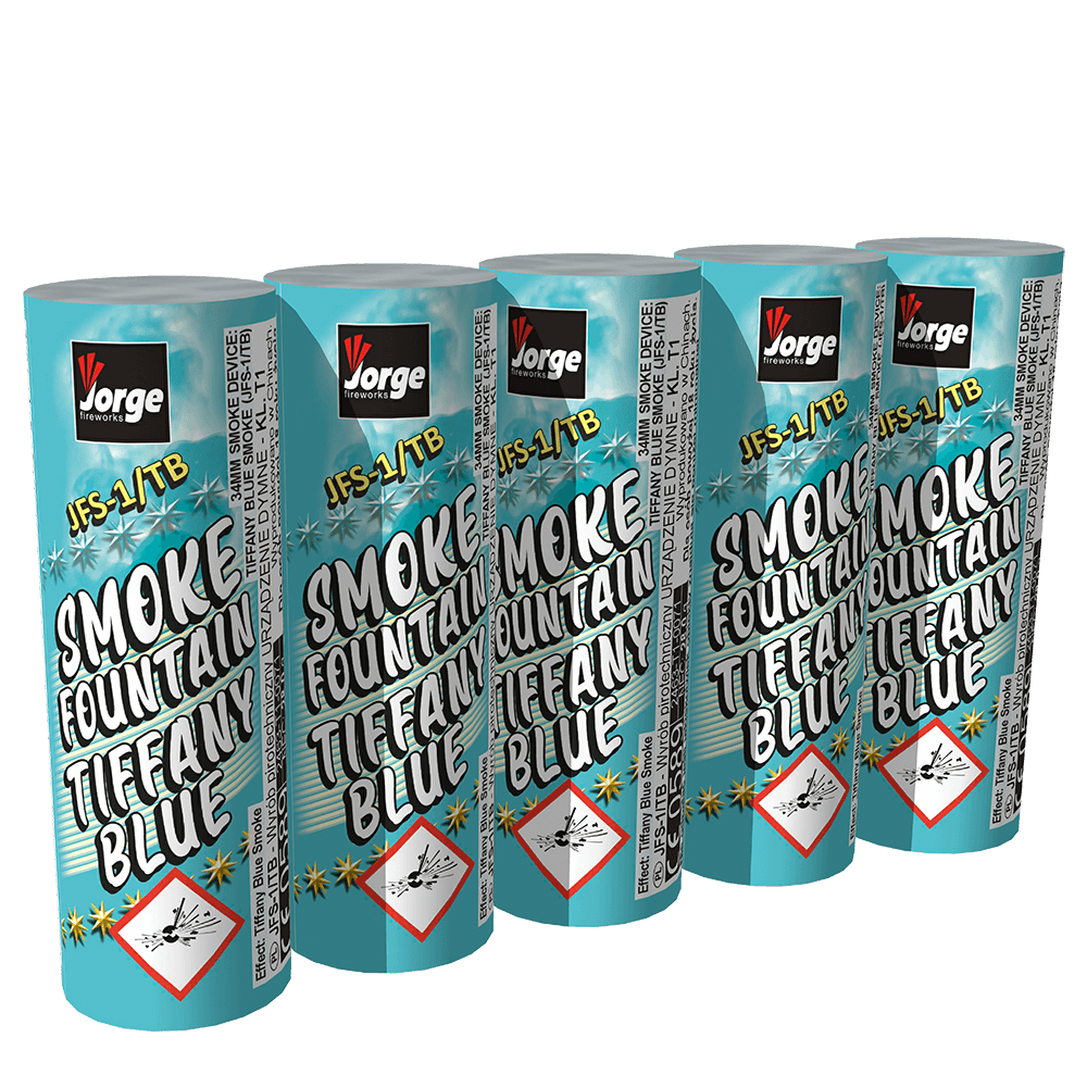 JFS-1/TB_CE - SMOKE FOUNTAIN - TIFFANY BLUE