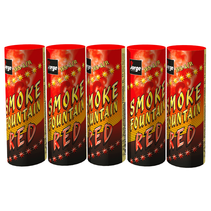 JFS-1/R_CE - SMOKE FOUNTAIN - RED