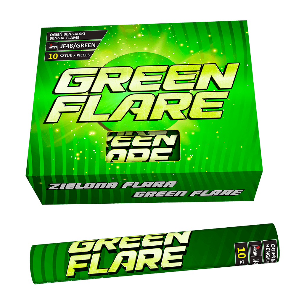 JF48/GREEN_CE - BENGAL GREEN FLAME